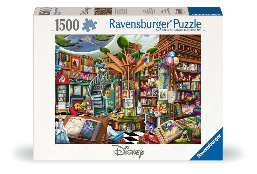 Ravensburger Puzzle 1500 Pezzi La Grande Libreria – Puzzle Adulti +14 anni, 80 x 60 cm, Puzzle per Adulti, Collezione 1500 Pezzi, Idee Regalo