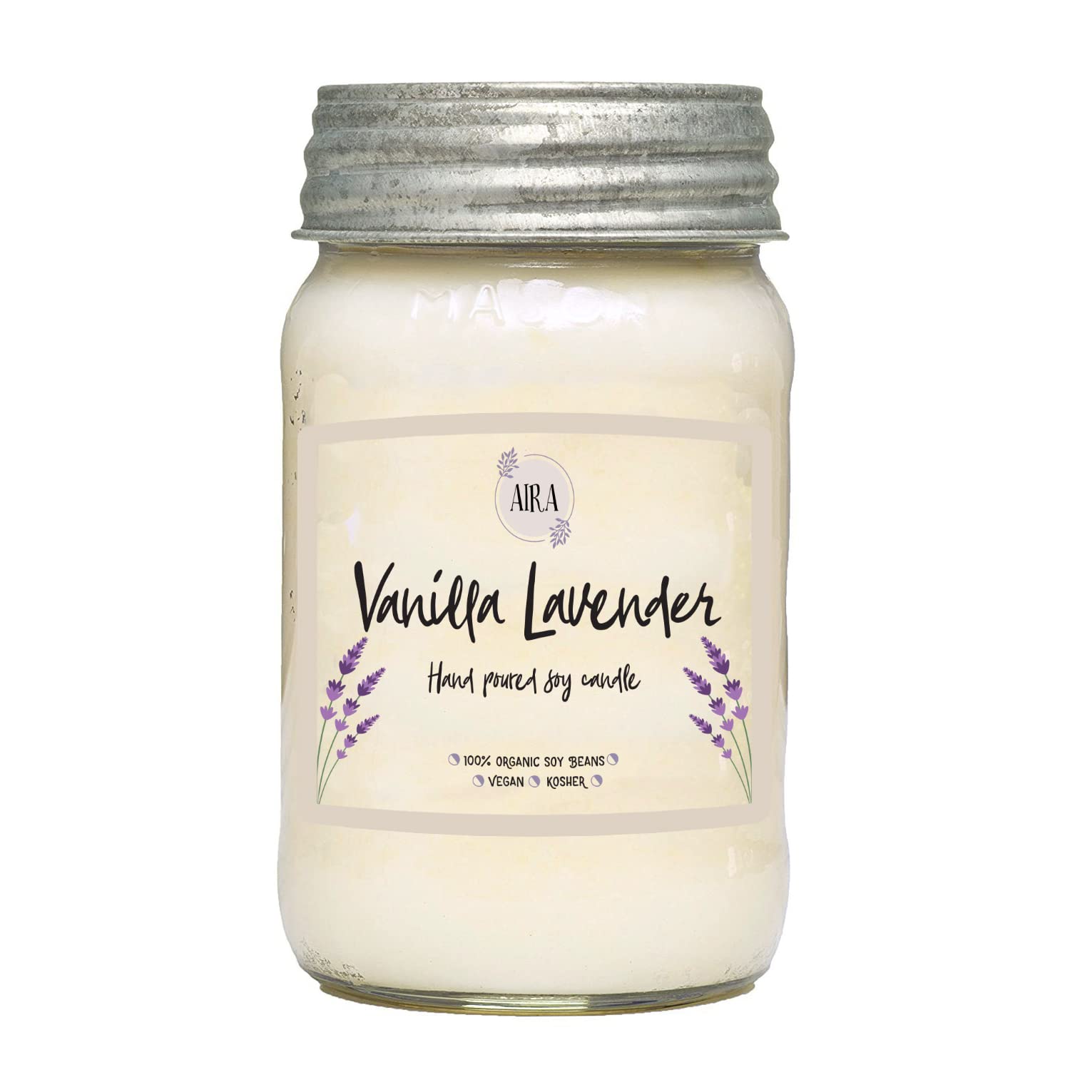 Aira - Velas de soja con aceites esenciales y sin parafina
