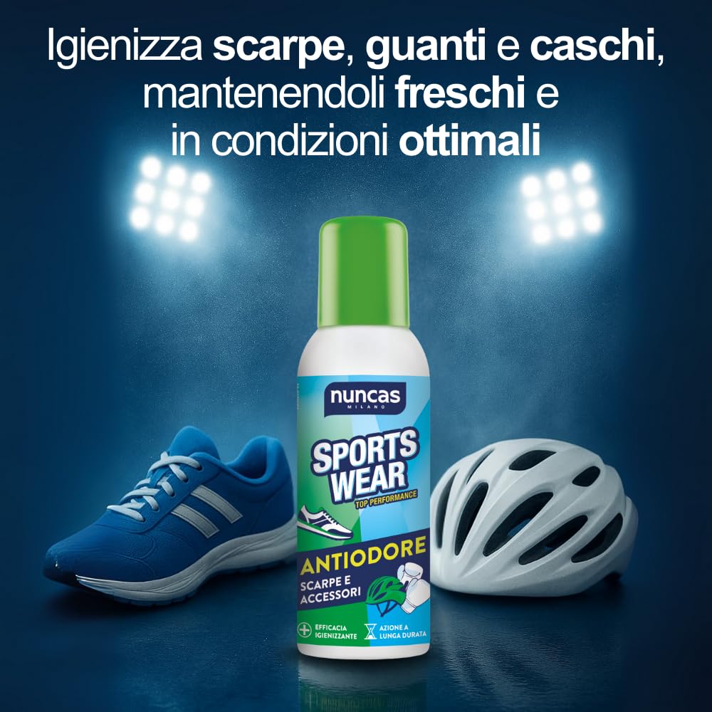 Nuncas Sportswear - Spray Refrescante para Zapatos - 150 ml