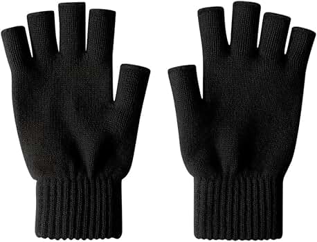 iMongol Pure Wool Women Men Unisex Half Fingers Fingerless