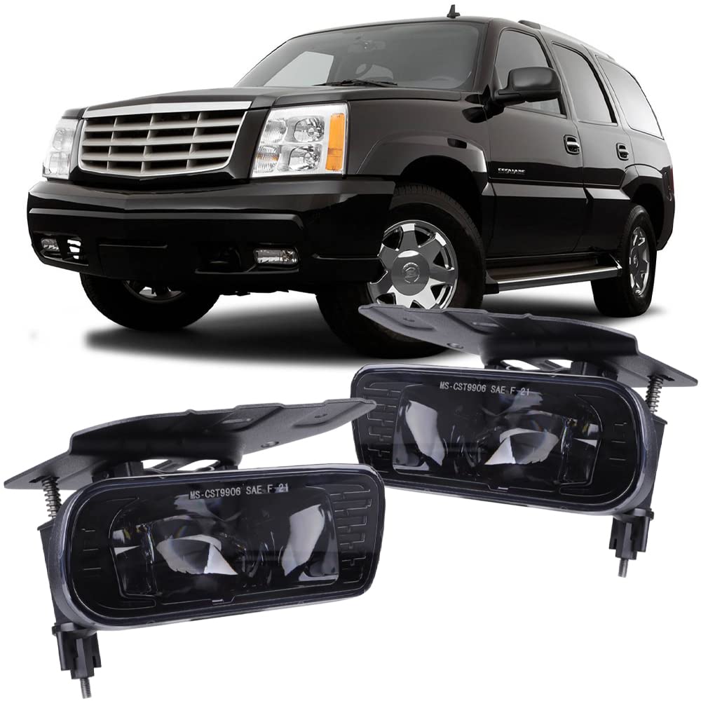 DOT Projector LED Fog Lights Assembly For Cadillac Escalade ESV EXT 2002-2006 Accessories Bumper Driving Lamps Accessory