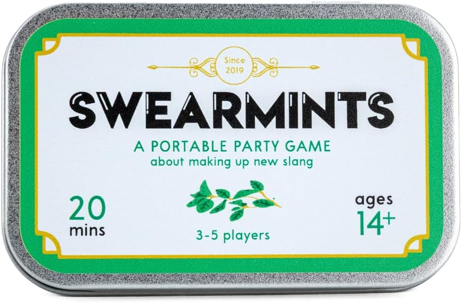 Cheer Up Games Swearmints, the Portable Party Game that Fits in Your Pocket, Combine Silly Words to Create Hilarious Slang Phrases!