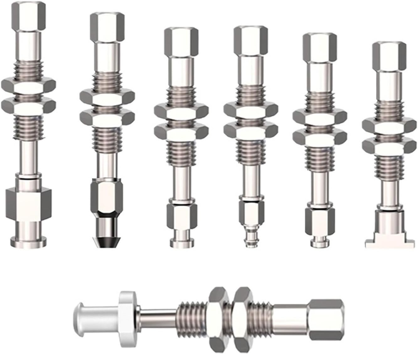 Vacuum suction cup bracket, suitable for vacuum suction cup accessories with buffered and non-rotating robotic arms, pneumatic suction cup accessories.(M8-L49-J8-A5)