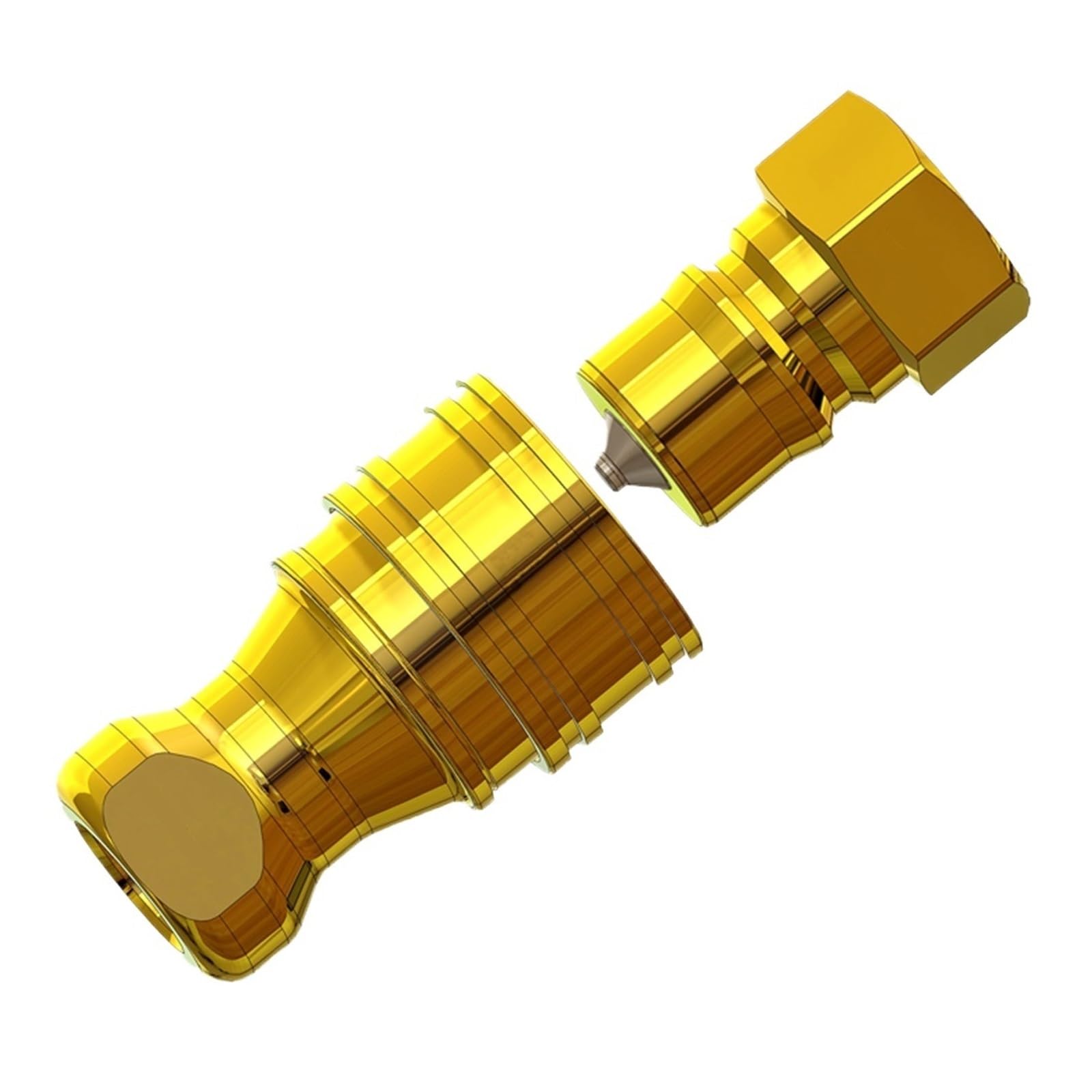 Connettore rapido per Tubo del'acqua Idraulico in Ottone KZD 3-8 ZG3/8 DN10 Set Completo