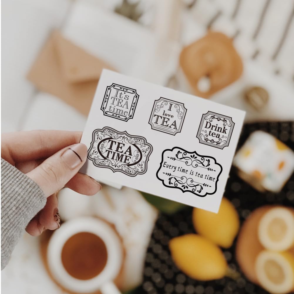 PH PandaHall Life Timbri Trasparenti In Silicone: Set Little Things (21x14,8 Cm) Per Album E Biglietti - 2