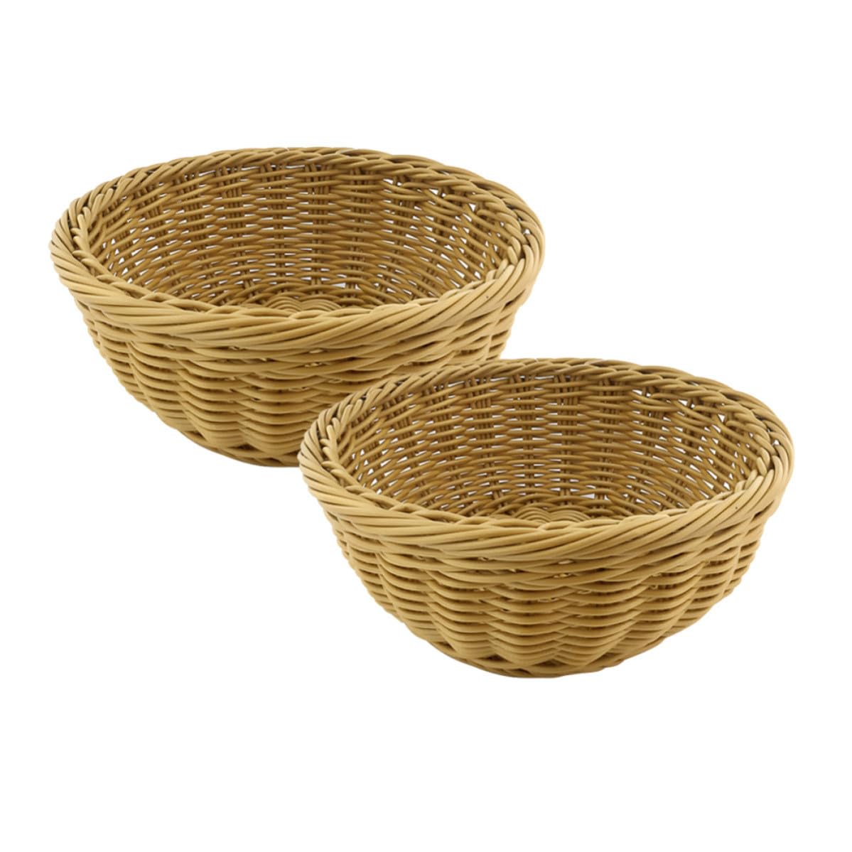 Cesta circular de plástico lavable para evitar migas en la mesa y guardar snacks con orden