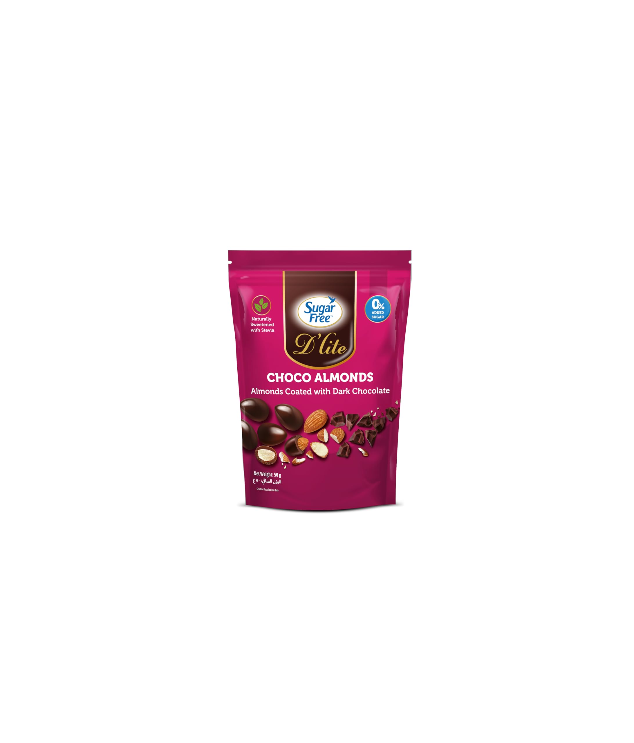D’lite Choco Almonds 50g