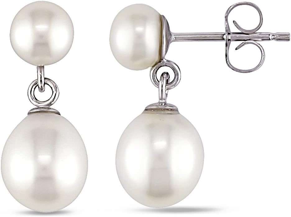 Orecchini a goccia in argento sterling fatti a mano con fiori veri