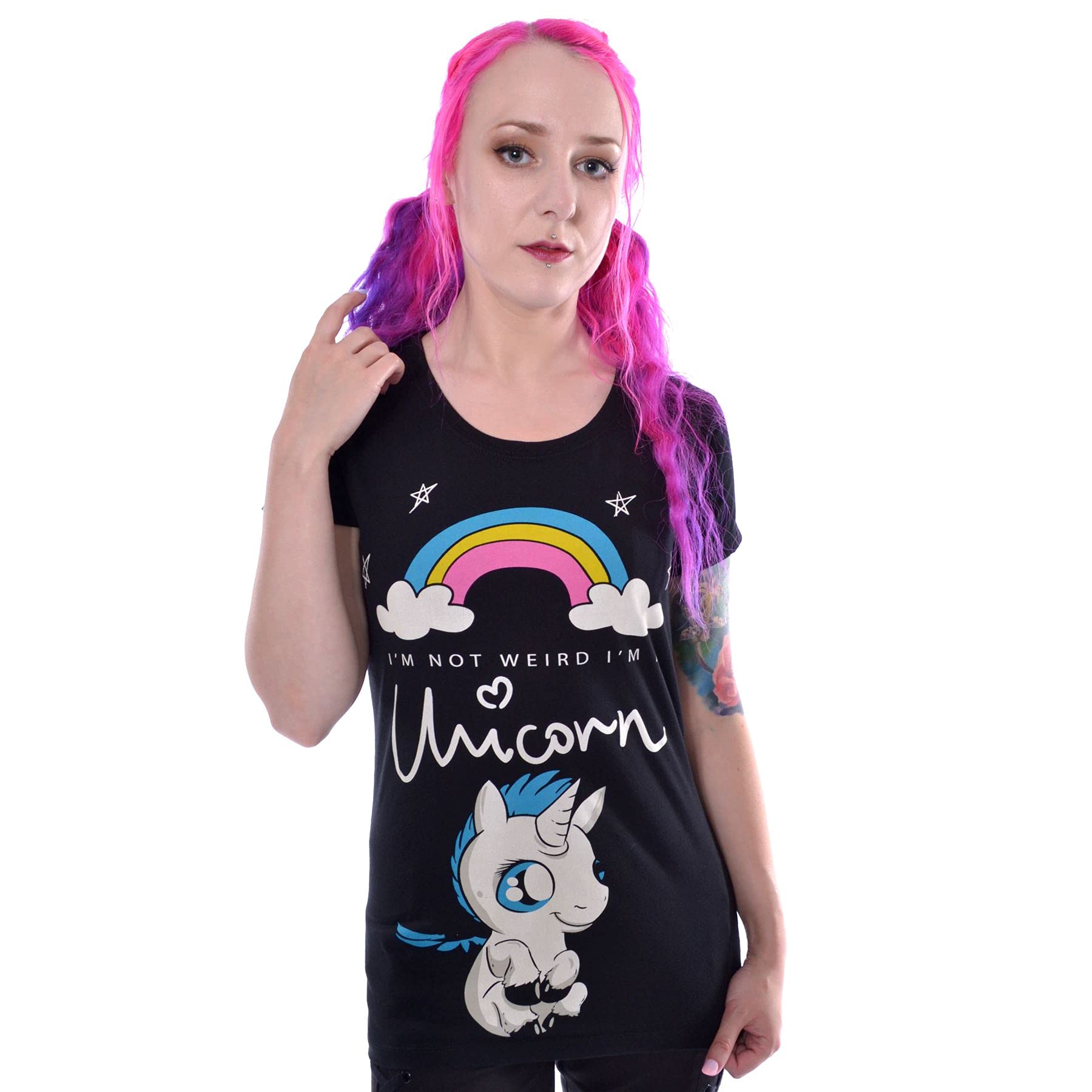 Cupcake Cult Not Weird T Ladies Black Size X-Large