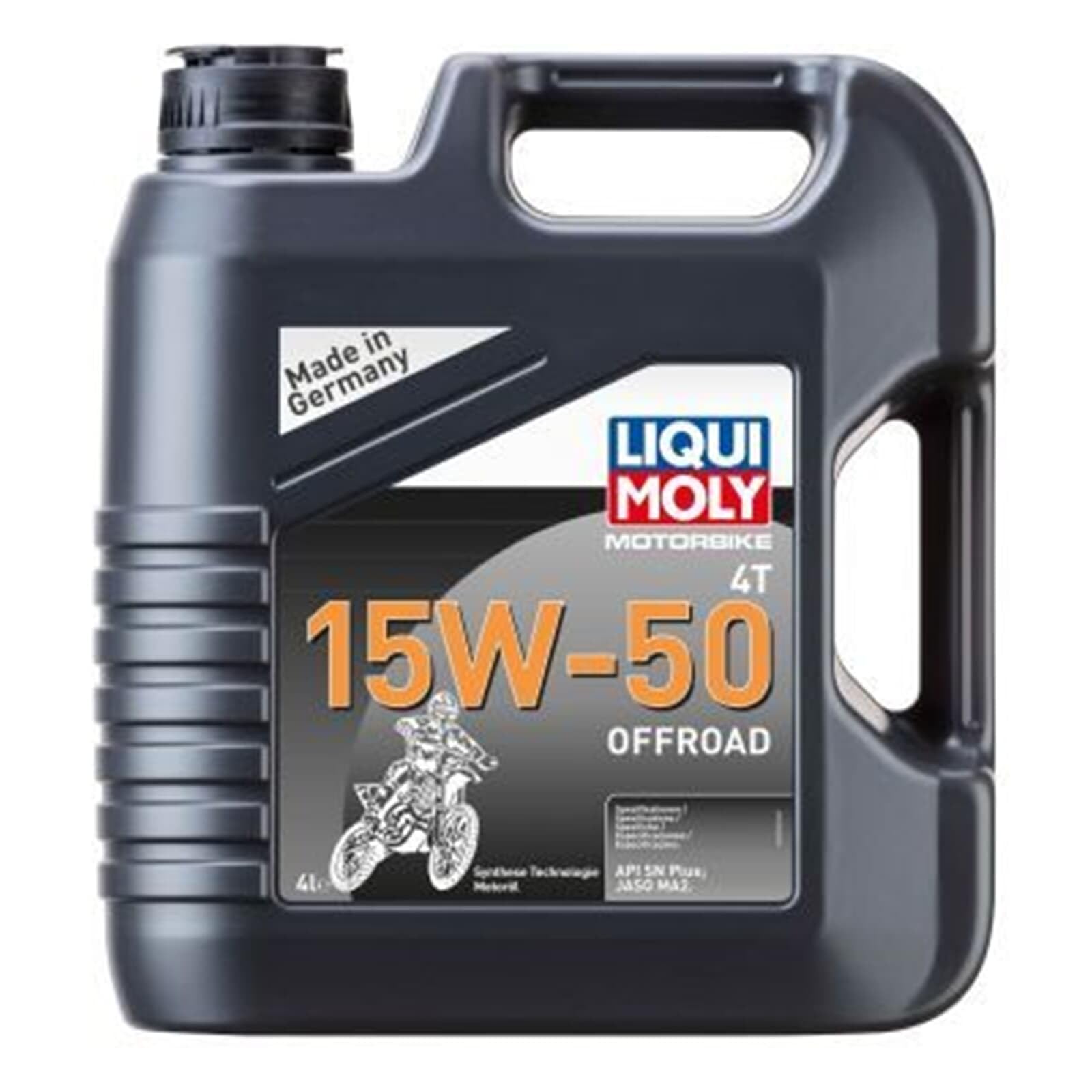 LIQUI MOLY Motorbike 4T 15W-50 Offroad | 4 L | Tecnología de síntesis de motocicletas Aceite del motor | 3058