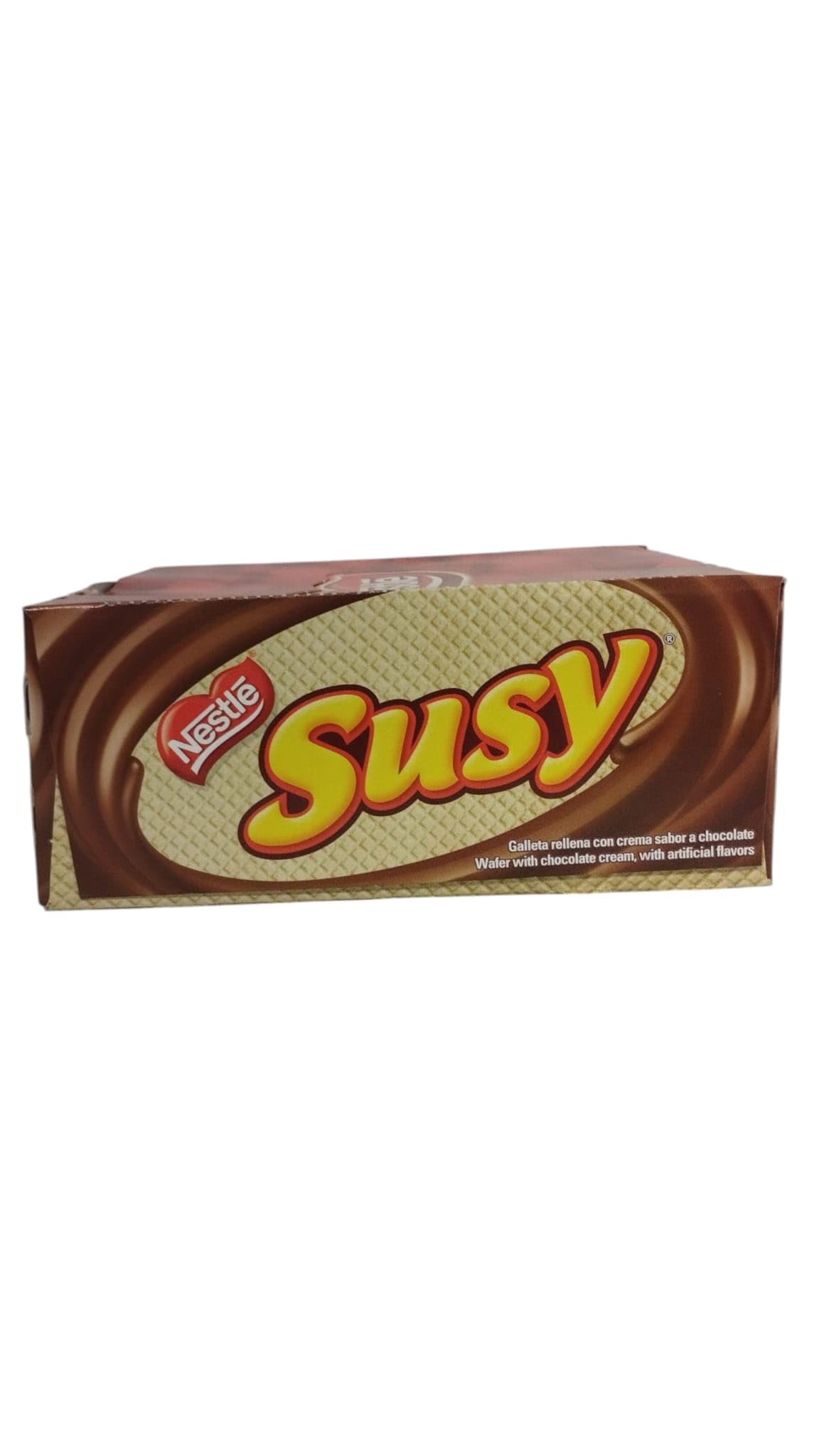 CAJA DE GALLETA SUSY - GALLETA RELLENA CON CREMA SABOR A CHOCOLATE - SUSY - 18 UNIDADES - CAJA
