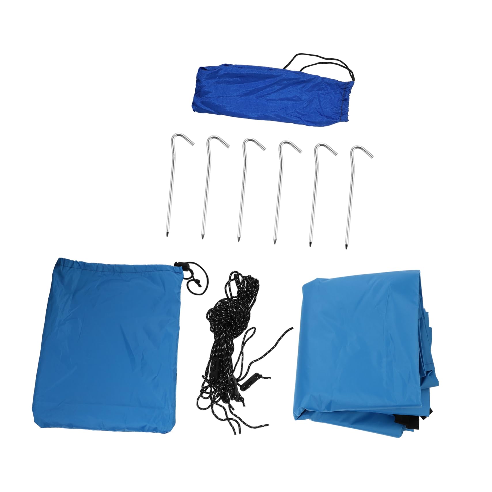 Balacoo Tent Tarp Rain Cover Uv Blocking Canopy 6 Aluminum Nails Perfect for Camping Outdoor Activities