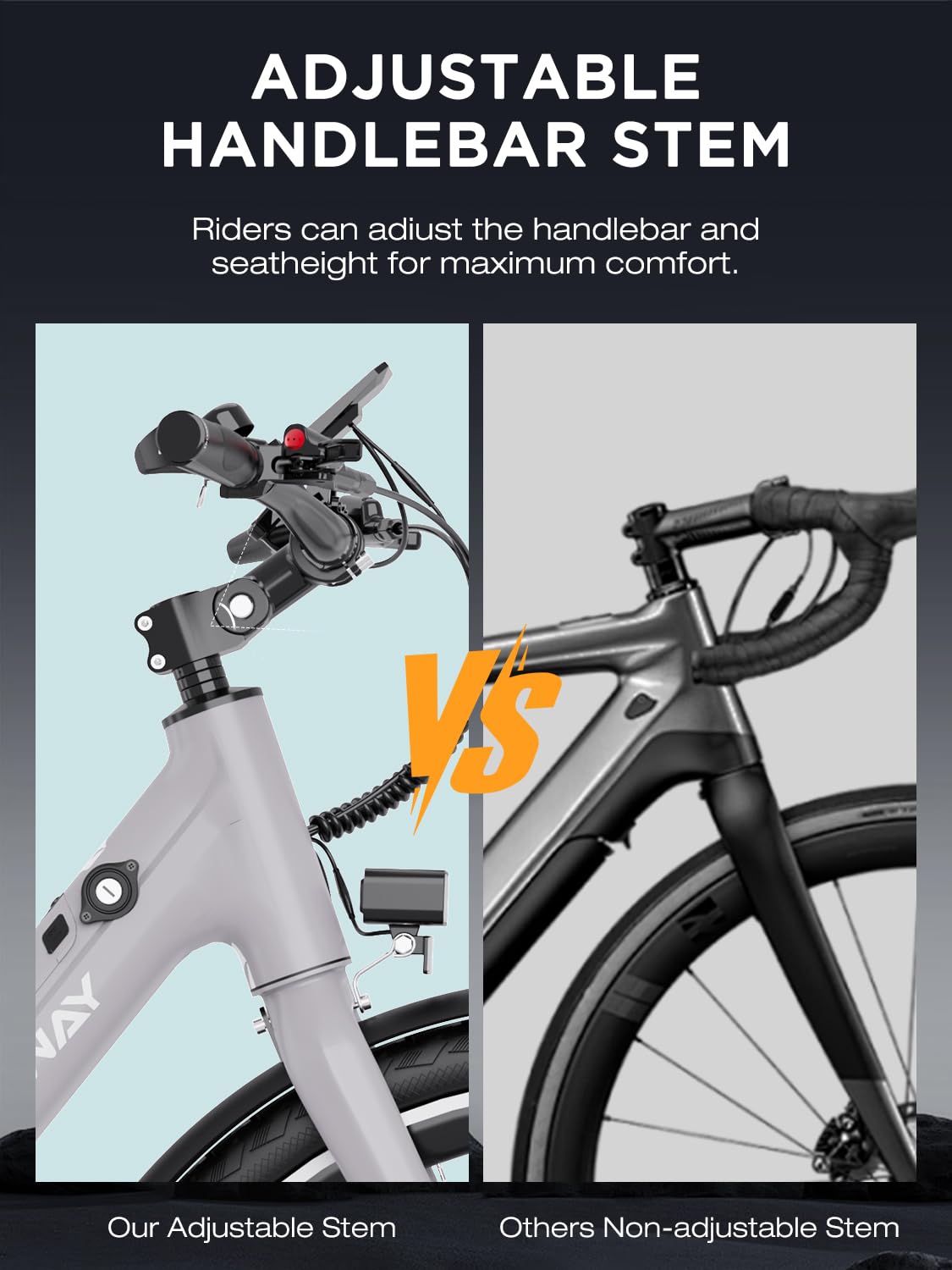 HITWAY BK18P Vélo Électrique 36V 10,4Ah, Vélo Urbain, E-Bike, Roues 700C | Freins hydrauliques, Bluetooth, APP et transmission par courroie