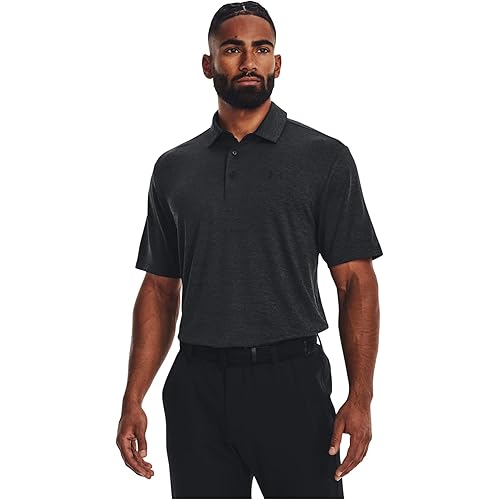 Under Armour Men's Playoff Polo 3.0, (001) Black/Jet Gray/Black, X-Small