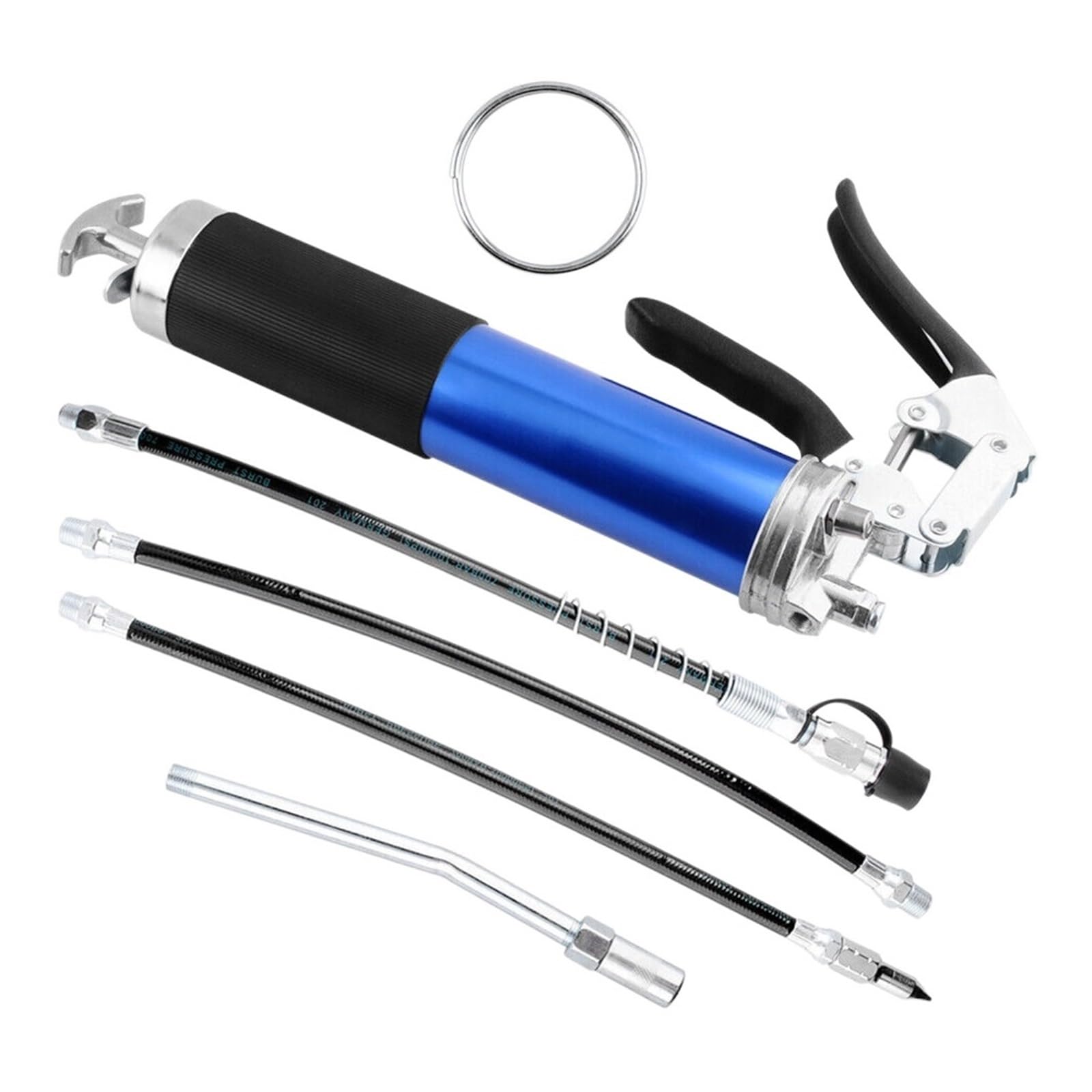 Przemysłowy ręczny pistolet do olejowania Pistolet Grip Zestaw smarownica ze stopu aluminium Wtrysk smarowy 400CC Ręczne napełnianie smarem z elastycznym wężem