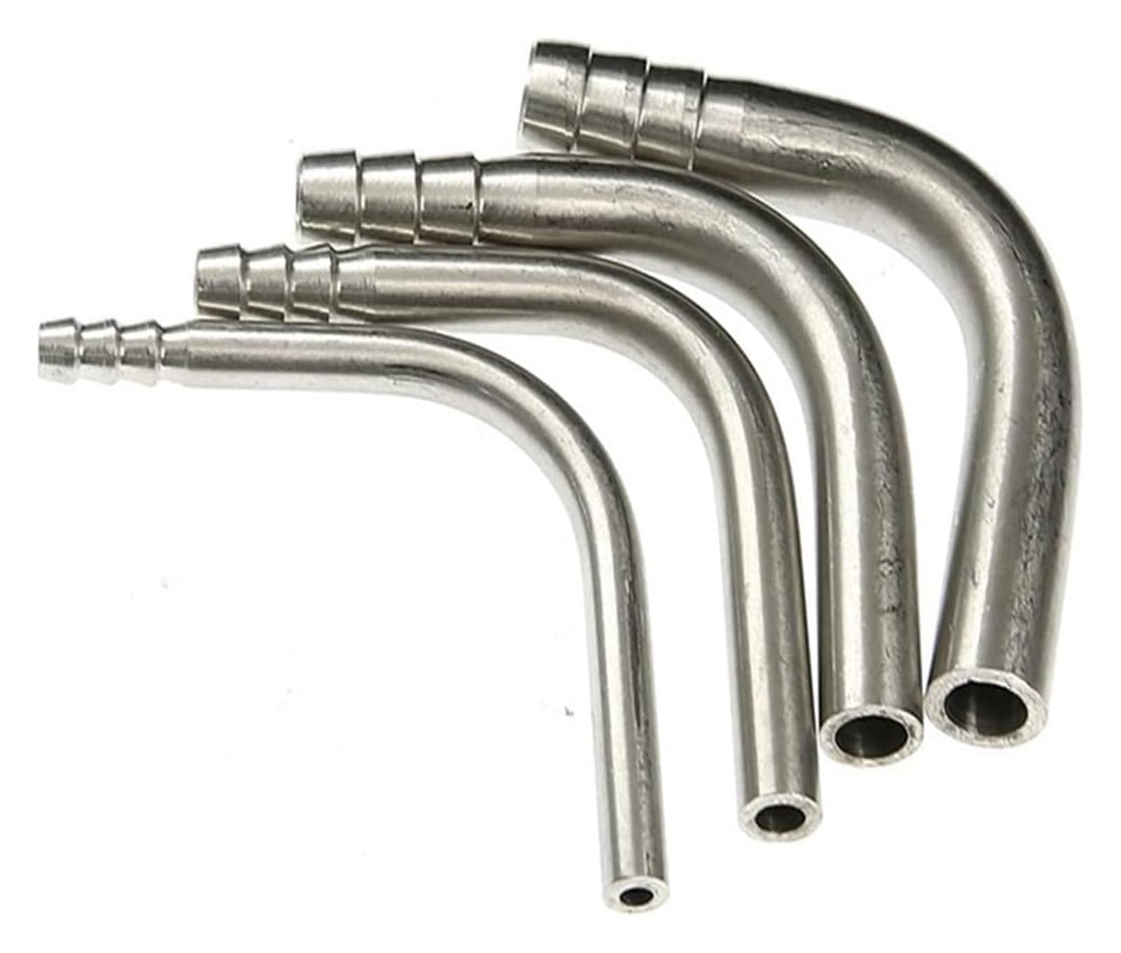 Edelstahl 90 Grad Rohrbogen Pagodenbogen, 6mm 8mm 10mm 12mm 14mm 16mm 20mm 25mm Einzelkopf geschweißter Winkelverbinder, 1 Stück(12MM)