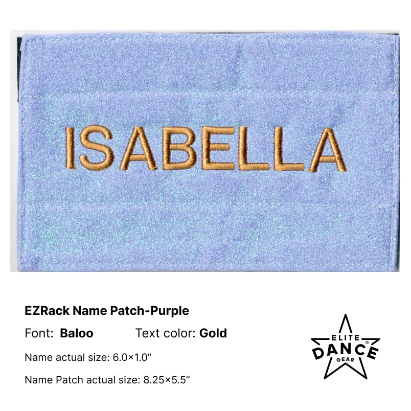 Customized Name Patch for Elite Dance Gear 20 Inch Dance Duffel Bag2