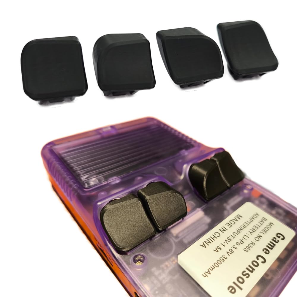 3D Printed Back Button for the R36S Handheld Game Console, Replacement Part Gaming Accessory for R36S