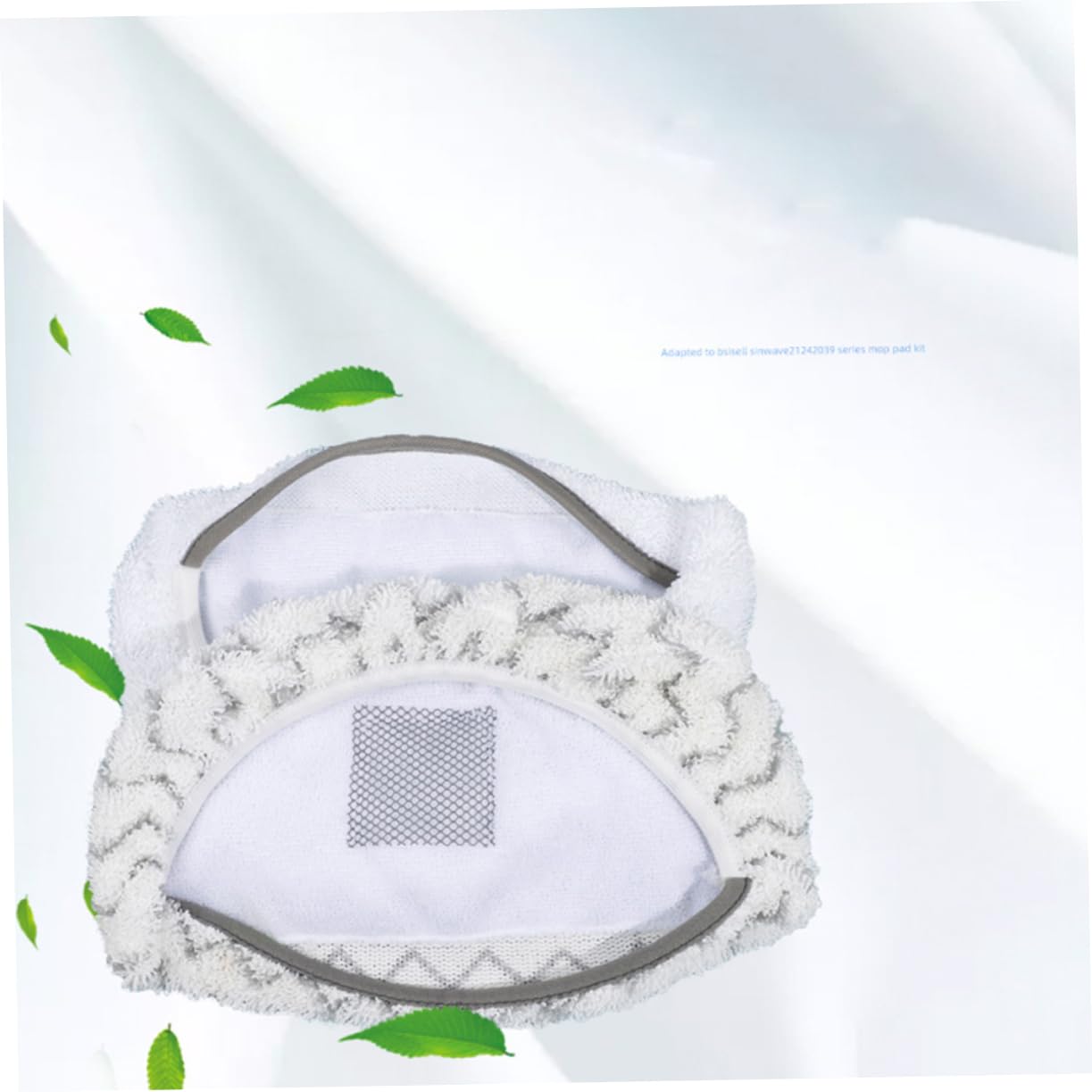 Alipis Wischmopp 3 Stk Dampfreiniger Mop Bezüge für Dampfbesen Dampfwischer Staubtücher Mops Ersatz-Dampfmop-Pads Dampfwischmatten Perlmutt Mopp Wischbezug Weiß Dampfmop