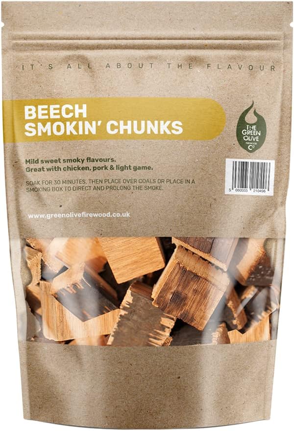 Green Olive Firewood Company Beech Wood BBQ Smoking Chunks