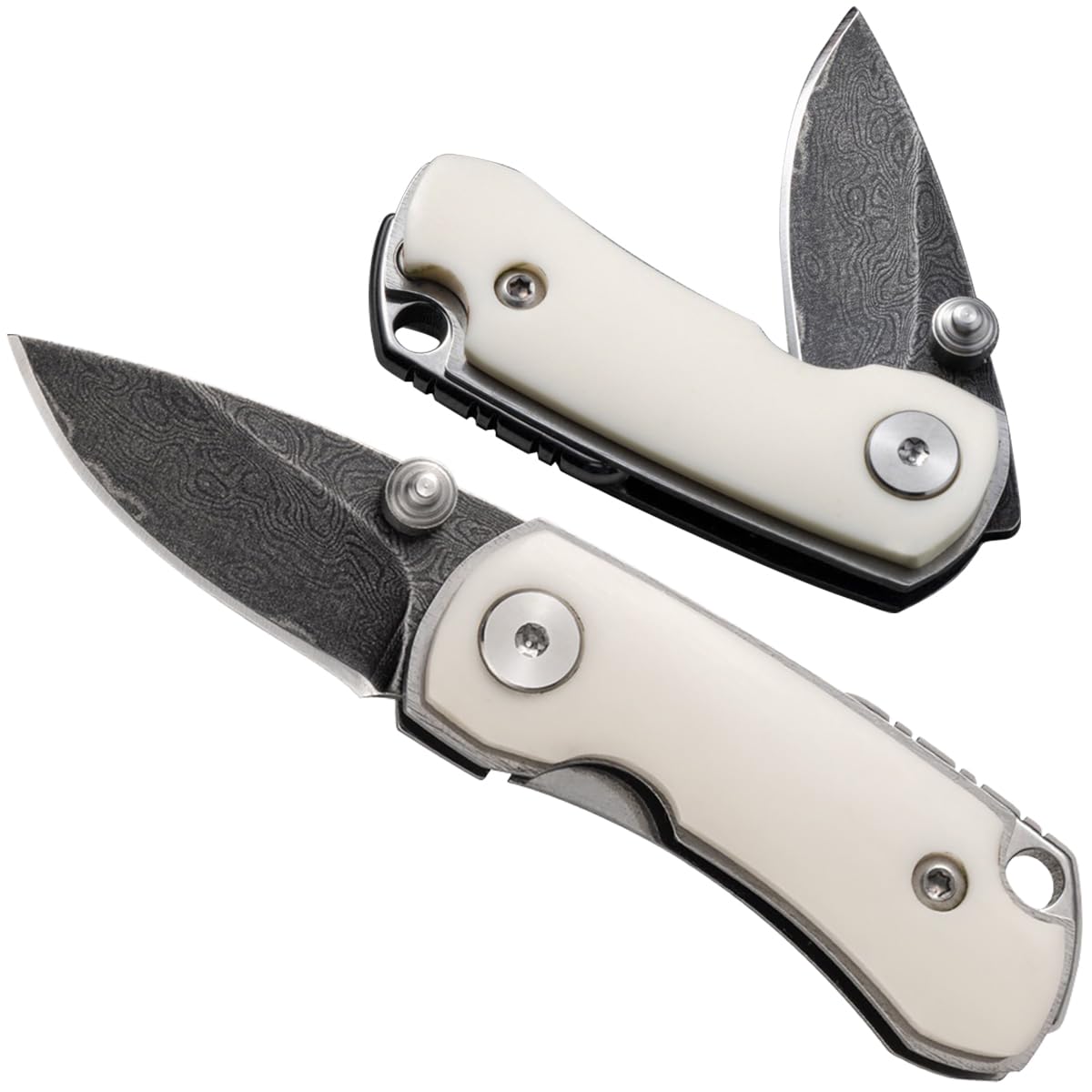 Amazon.co.jp: DCE ダマスカスミニーナイフ Mini Knife 小型ナイフ