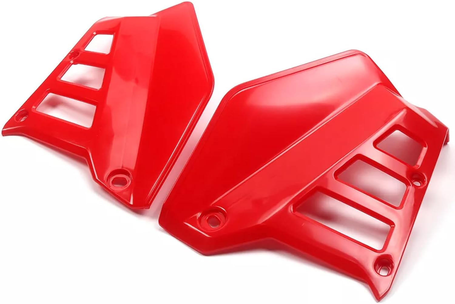 Radiator Shrouds Scoops Covers Compatible with Honda ATC250R 1985-1996, Replacement 19035HA2670ZA, 19030HA2670ZA Red