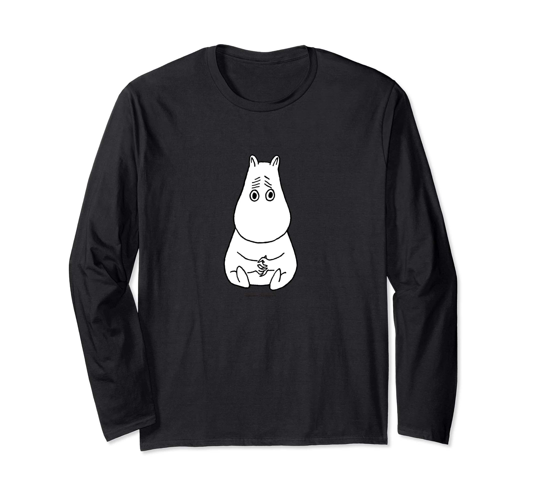 taoムーミンTシャツ　黒　25SS ムーミン 80周年記念オーガニックコットンユニセックスTシャツ