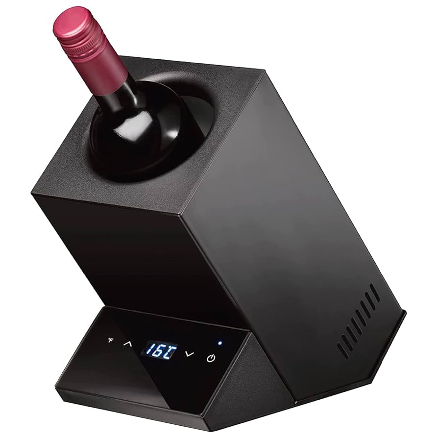 卓上ワインクーラー　ペルチェ方式　日本酒お燗器 Amazon | JBS ワインクーラー 1本用 温度設定5-18℃ ペルチェ方式