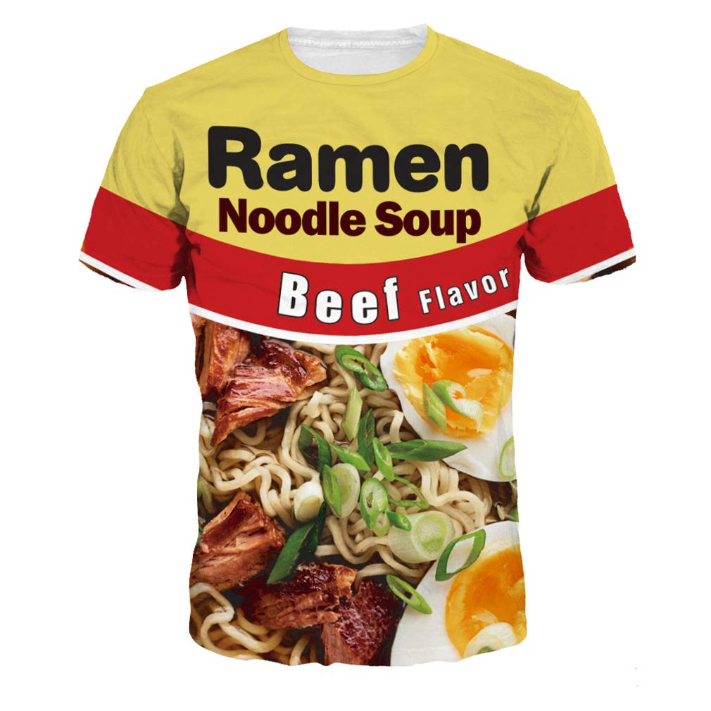 Keasmto3D Print Cool T Shirts Graphic Design Casual Summer Short Sleeve Fashion Tees Shirt for Men Women