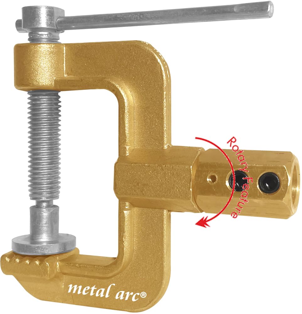 METAL ARC ISI Marked Professional Heavy Duty C Type Welding Clamp ST4 Series – ST4B5 – 800 Amps (Pack of 2) 1