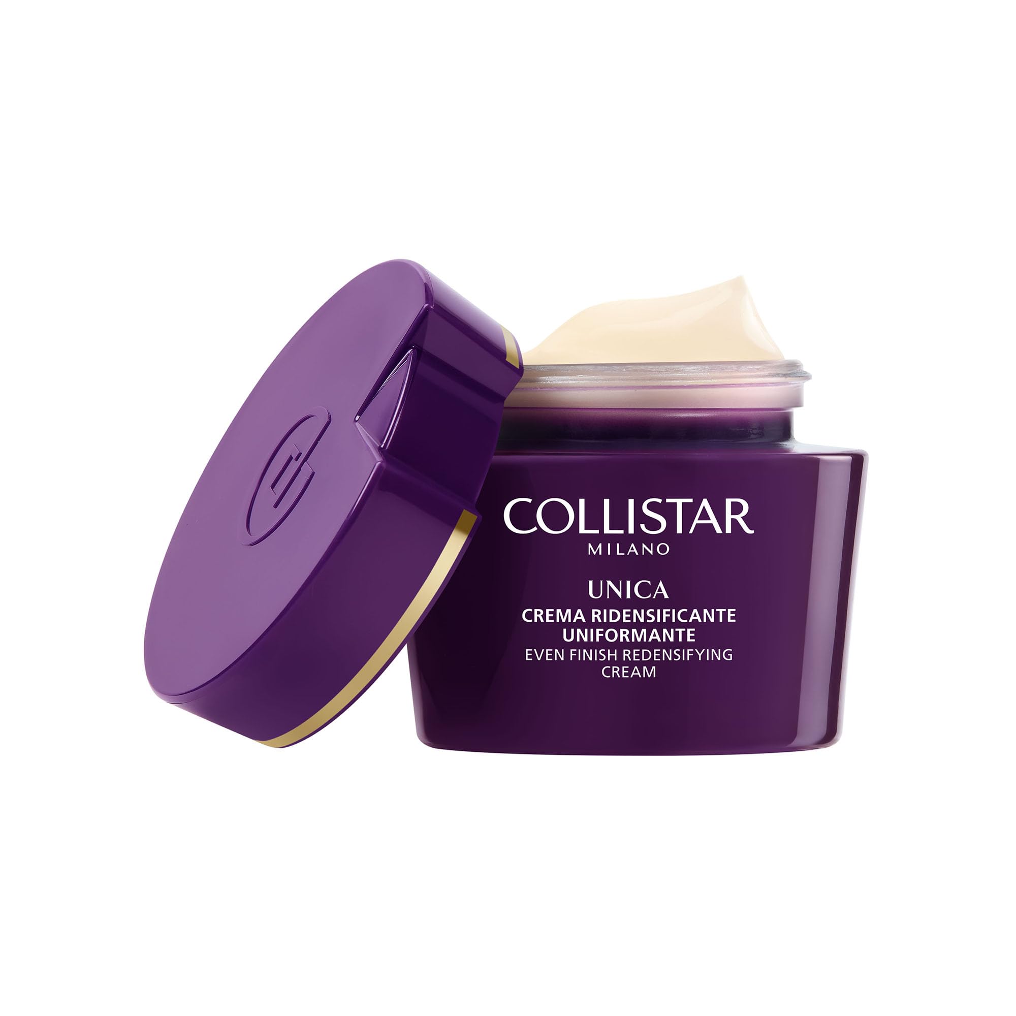 Collistar Unica Crema Viso Uniformante, Rende la Pelle Luminosa e Uniformata, Texture Ricca e Vellutata, Stimola la Produzione di Collagene, Senza Siliconi, 50 ml