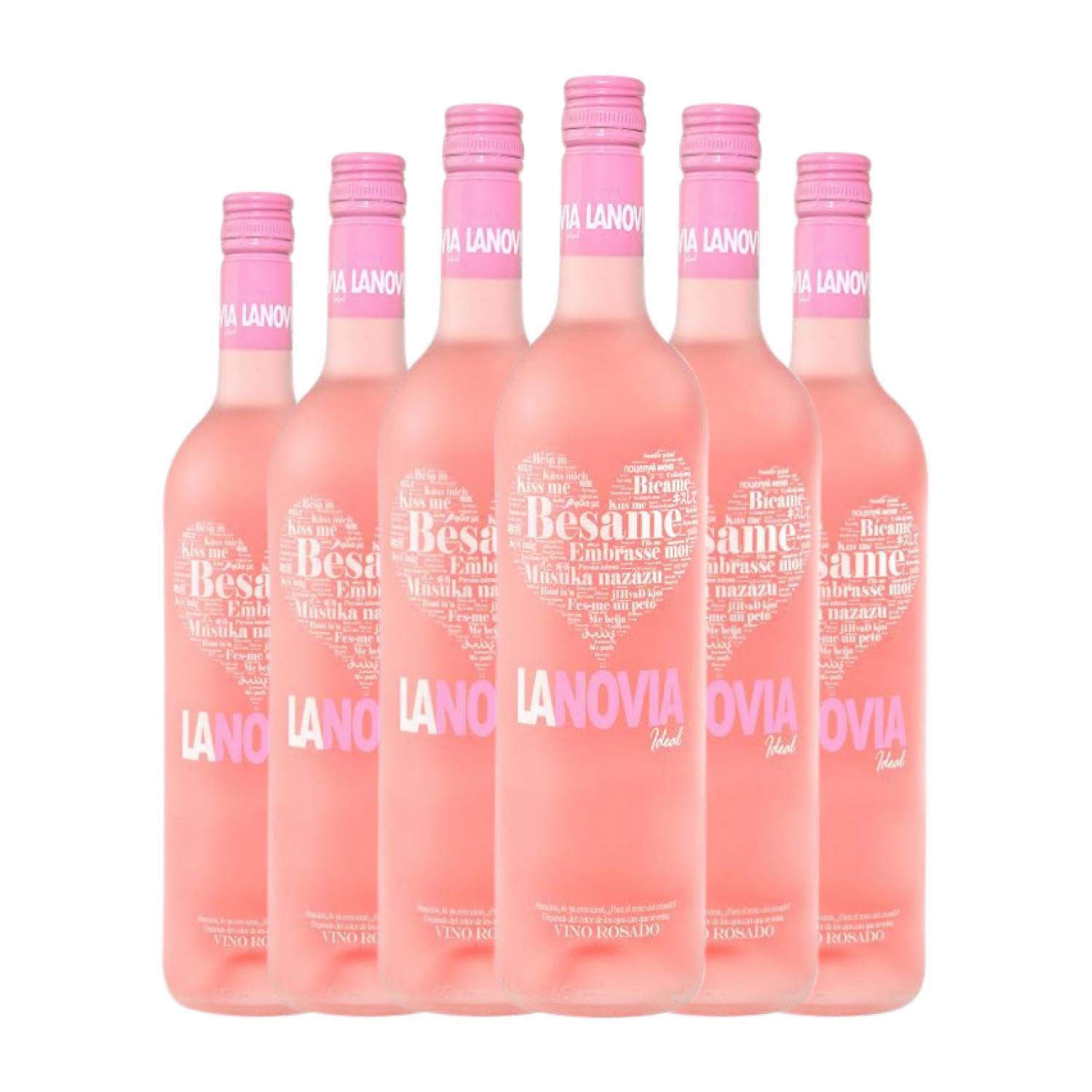 Vitivinícola del Mediterráneo La Novia Ideal Bobal Valencia 75 cl Vino rosado (Caja de 6 Botellas de 75 cl)