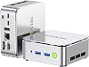 Mini PC, Ryzen 5 3500U, faster than N150N97, GMKtec G10 mini pc, 64GB DDR4  16TB M.2 SSD expandable, up to 3.7 GHz Win11 Pro, Mini PC, 2.5 G, Wired LAN Port, 4K3 Screen Output, HDMI 2.1DPType-C Mini PC, Quiet Design, USB 3. 2x3 N ucbox G10 16256GB