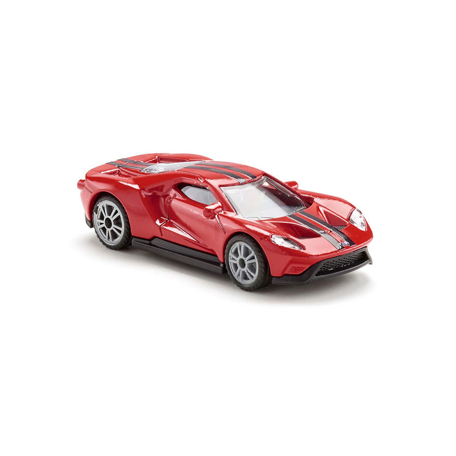 Siku 1526, Ford GT Classic Sports Car, Metal/Plastic, Red, Compatible with Other Models of The Same Scale