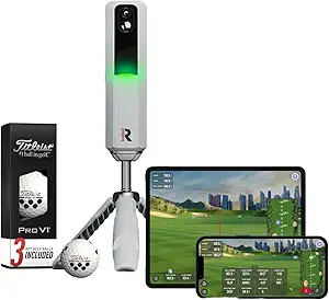 Rapsodo - MLM2PRO Golf Launch Monitor, Simulators for Home & Training, Mobile Launch Monitor for Golf Swing Analysis, Measures Spin Rate & Axis, Tracker & Swing Analyzer, Indoor Outdoor Use