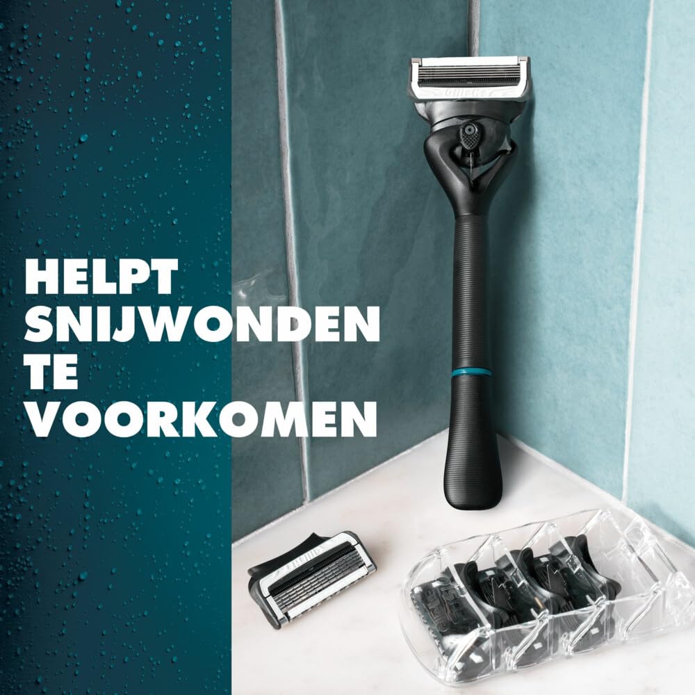 Gillette Body i Intimate golarka do golenia na mokro dla mężczyzn, golarka + 2 ostrza do golenia, z zawieszką prysznicową do łatwego przechowywania, prezent dla mężczyzn