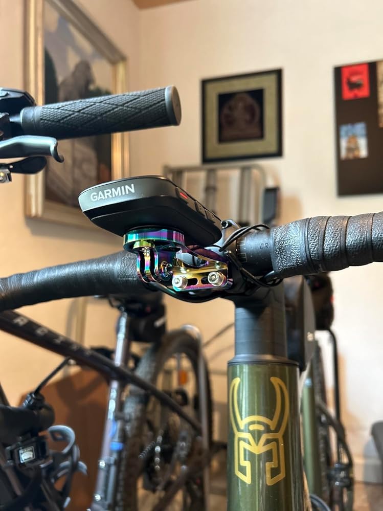 Dymoece Halterung für Garmin Edge Fahrradhalterung für Garmin Edge 1040 840 830 530 Kompatibel mit Sport Action Kamera und Fahrrad Taschenlampe