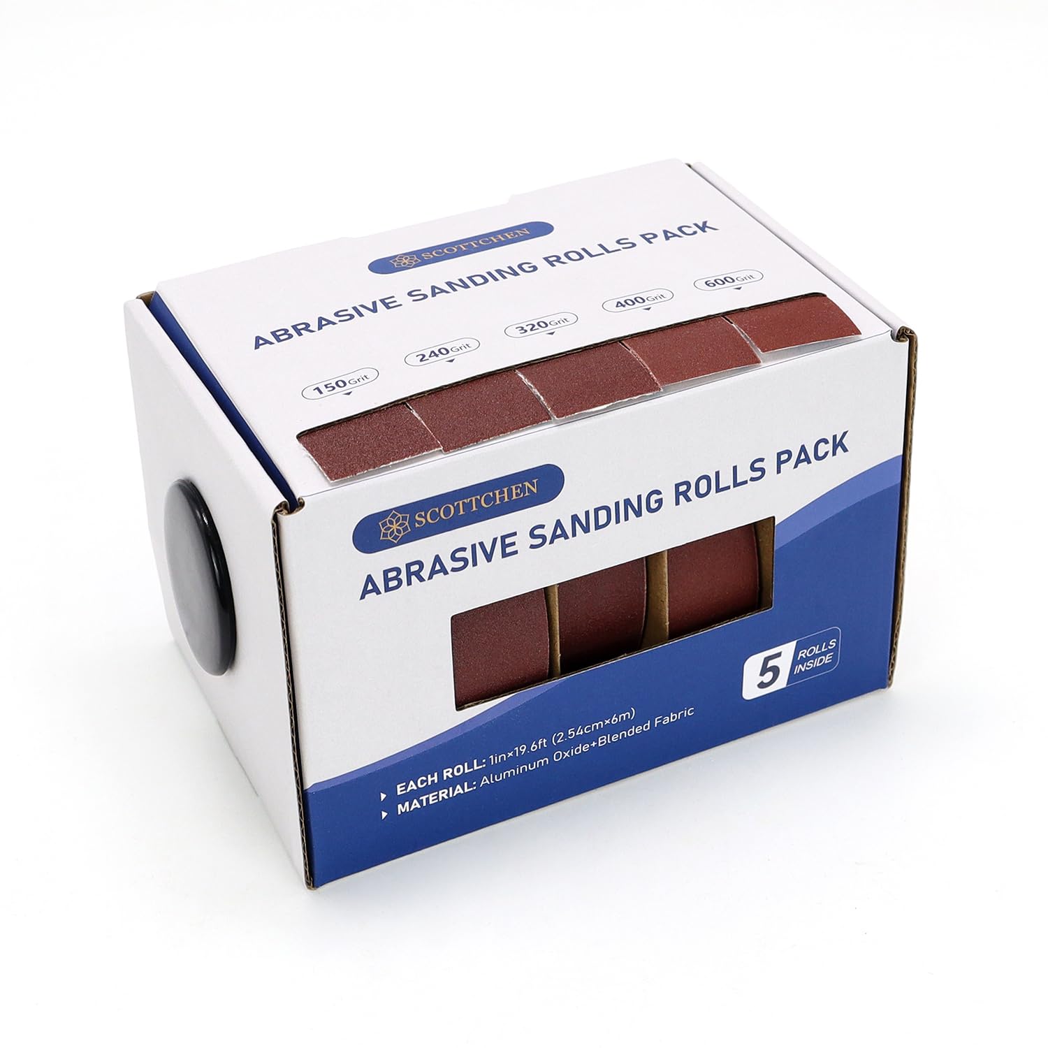 SCOTTCHEN Sanding Rolls - 5 Grit Variety Pack -8