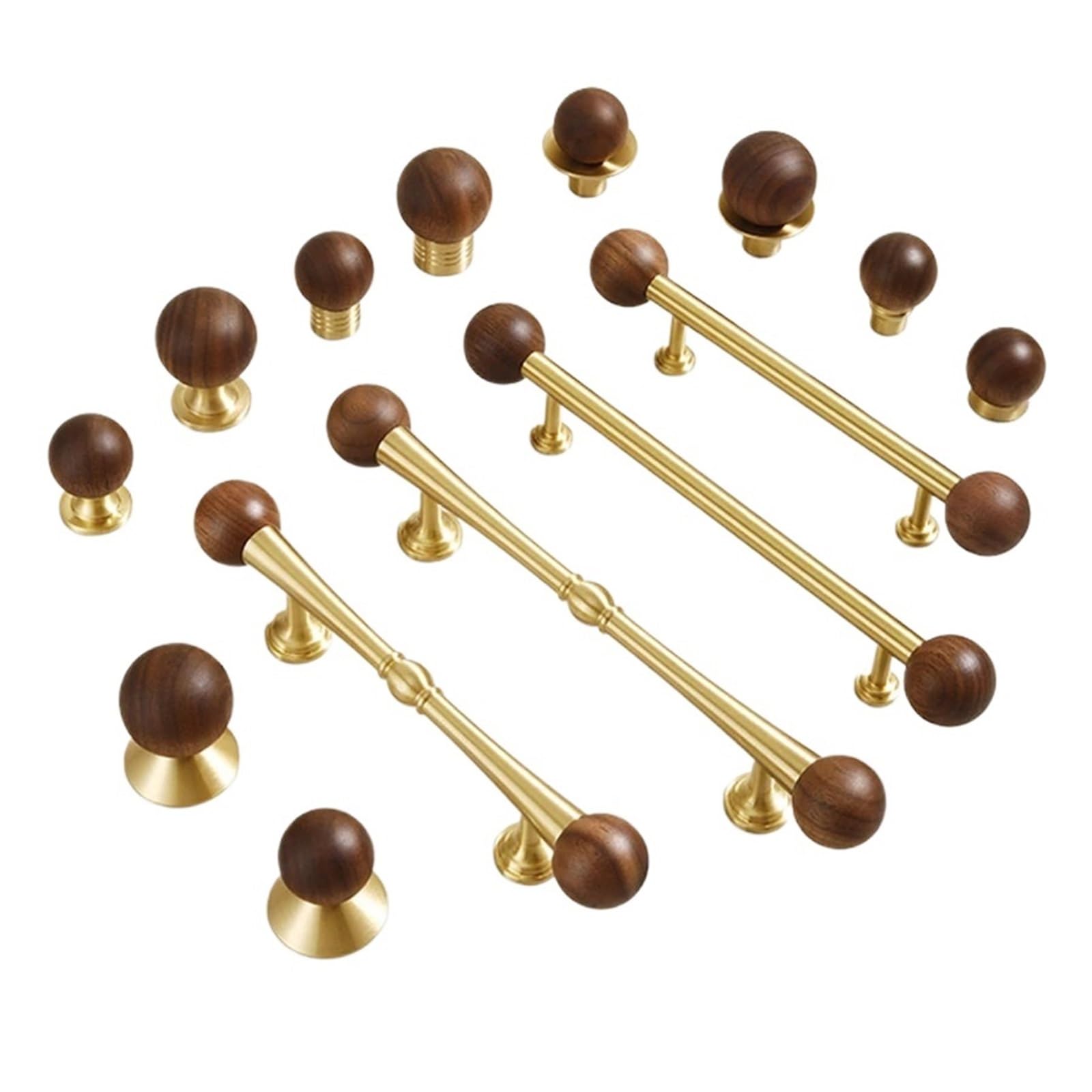 Poignée meuble bois longue 205mm pour remplacer les poignées usées de cuisine
