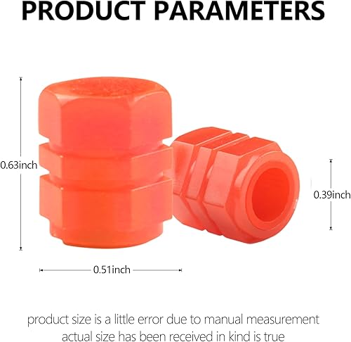 Miniatura 2 de Car Tire Valve Caps4PCS Tire Air Caps Cover Luminous Valve Cap Dust Proof Covers Car Decoration Accessories Universal Tire Valve Stem Caps for Cars