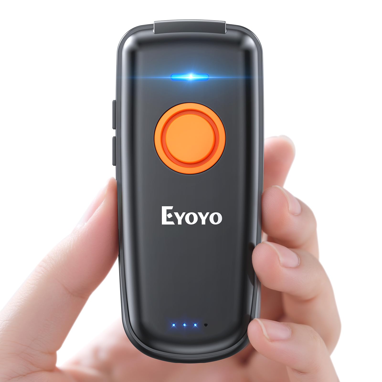 Eyoyo Mini Bluetooth Barcode Scanner: 1D Fast & Accurate Scanning, Wireless & USB Wired Bar Code Scanner for Inventory, Portable Barcode Reader Compatible with iPhone iPad Android Tablet POS Computer