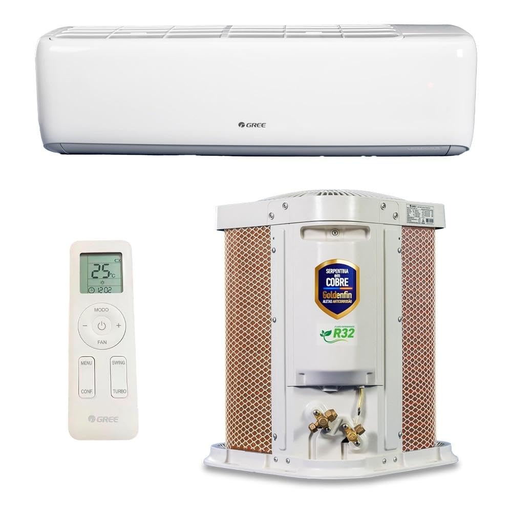 Ar Condicionado Split Hi Wall Gree G-Top Auto Inverter 18.000 Btus Frio 220v R-32 Ar Condicionado Split Hi Wall Gree G-Top Auto Inverter 18.000 Btus Frio 220v R32