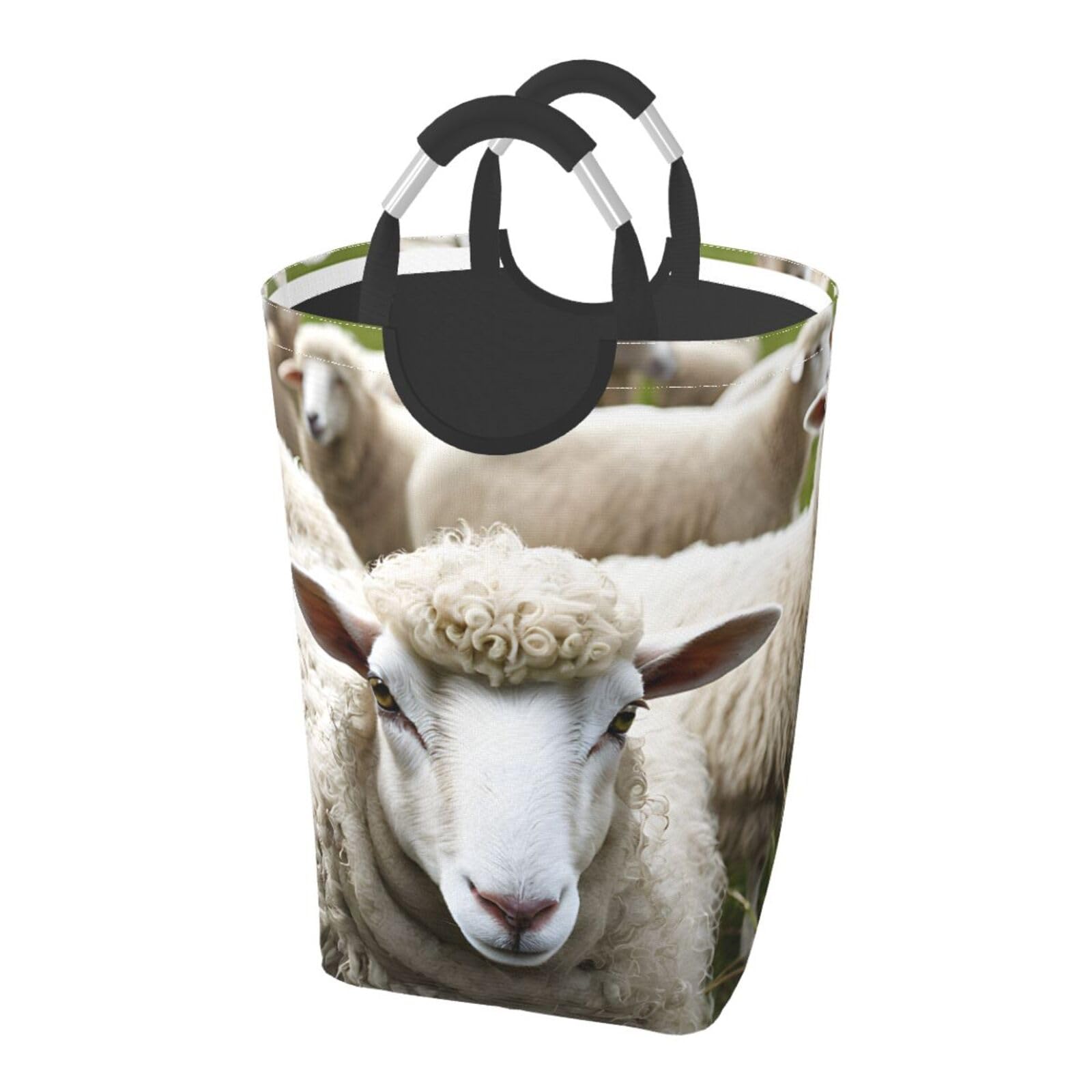 Panier à linge avec poignées pour ranger les vêtements sans encombrer