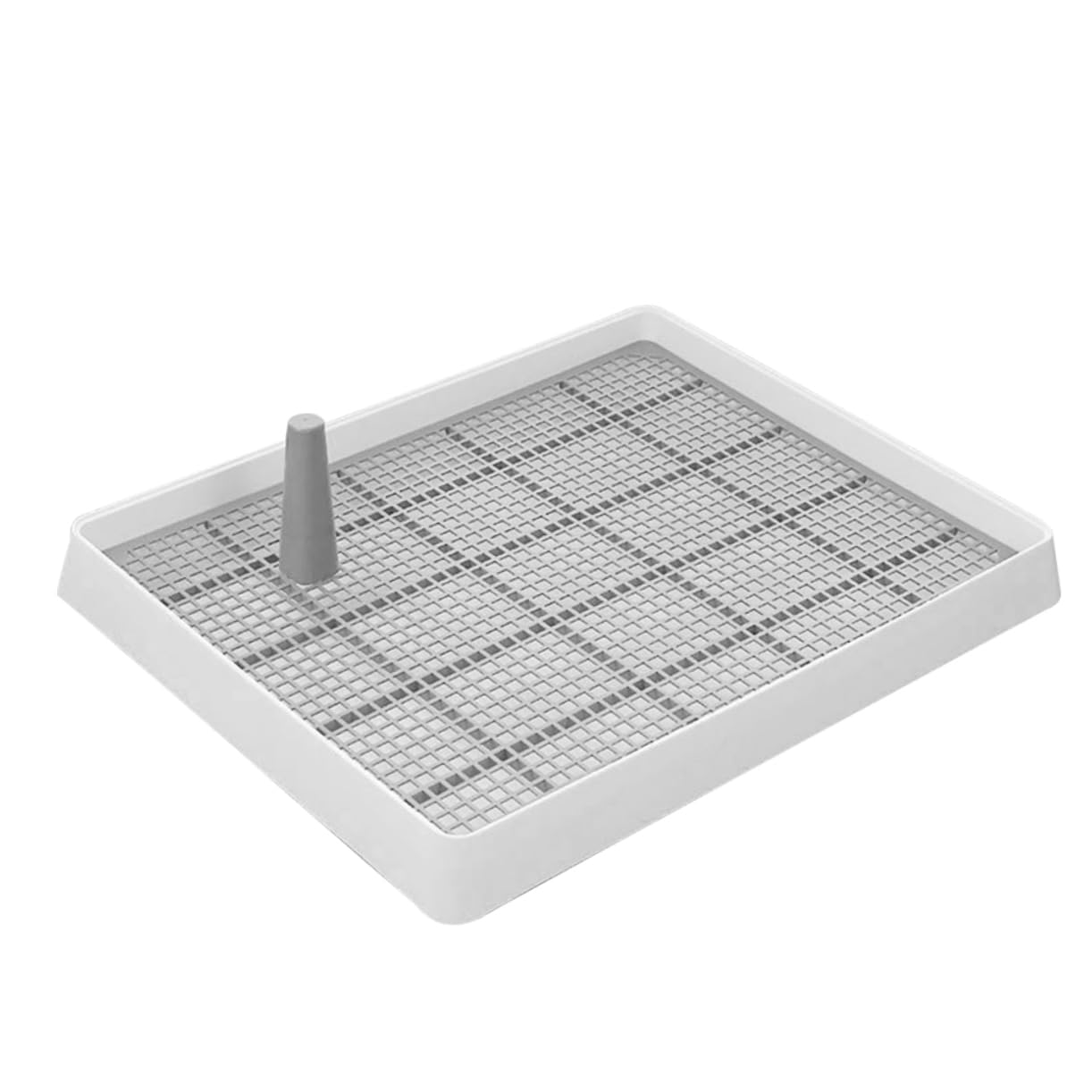 Mikikit Dog Pee Pad Tray Dog Toilet for Puppy Reusable Washable Splashproof Great for Potty Training