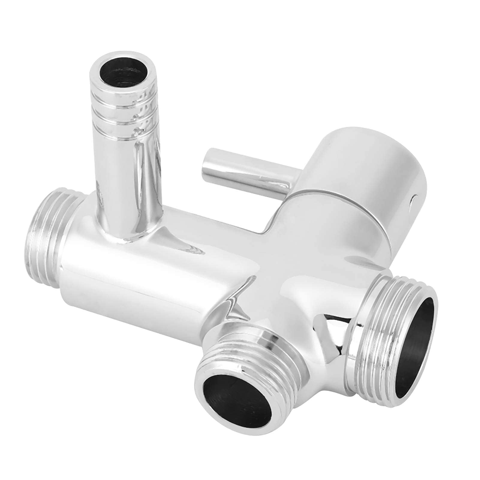 Shower Diverter, G1/2 Shower Valve Copper Shower Hose Attachment with Base Accessories for Hand Held Shower Replacement Part