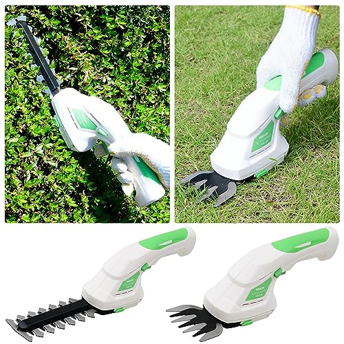 山善(YAMAZEN) 3.6V USB充電式 ミニヘッジバリカンセット 軽量...