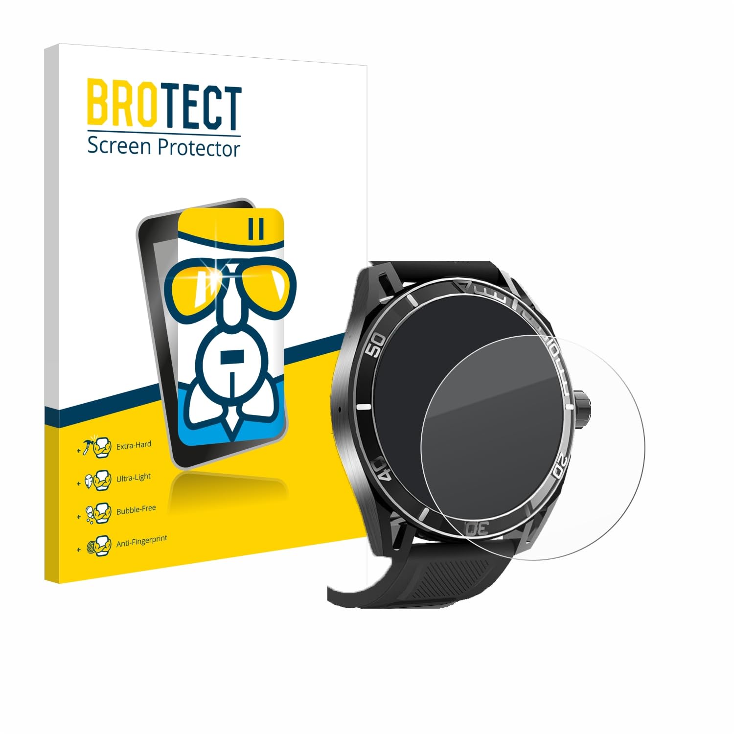 brotect Glass Screen Protector Film for Yuede Smartwatch 1.43