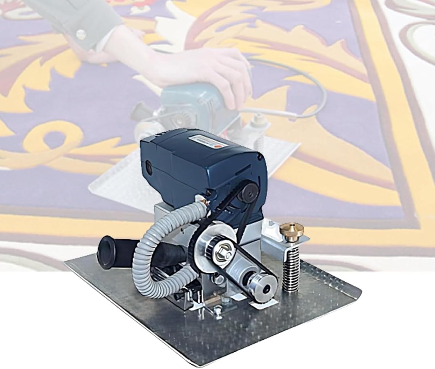 Carpet Trimmer, 500W Handmade Carpet Clean Shearing Machine, Flat Carpet Shearing Machine, Flexible Movement, Portable for Household