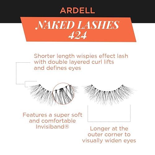 Miniatura 3 de Pestañas postizas sin maquillaje 420 con Invisiband, 4 pares de Ardell