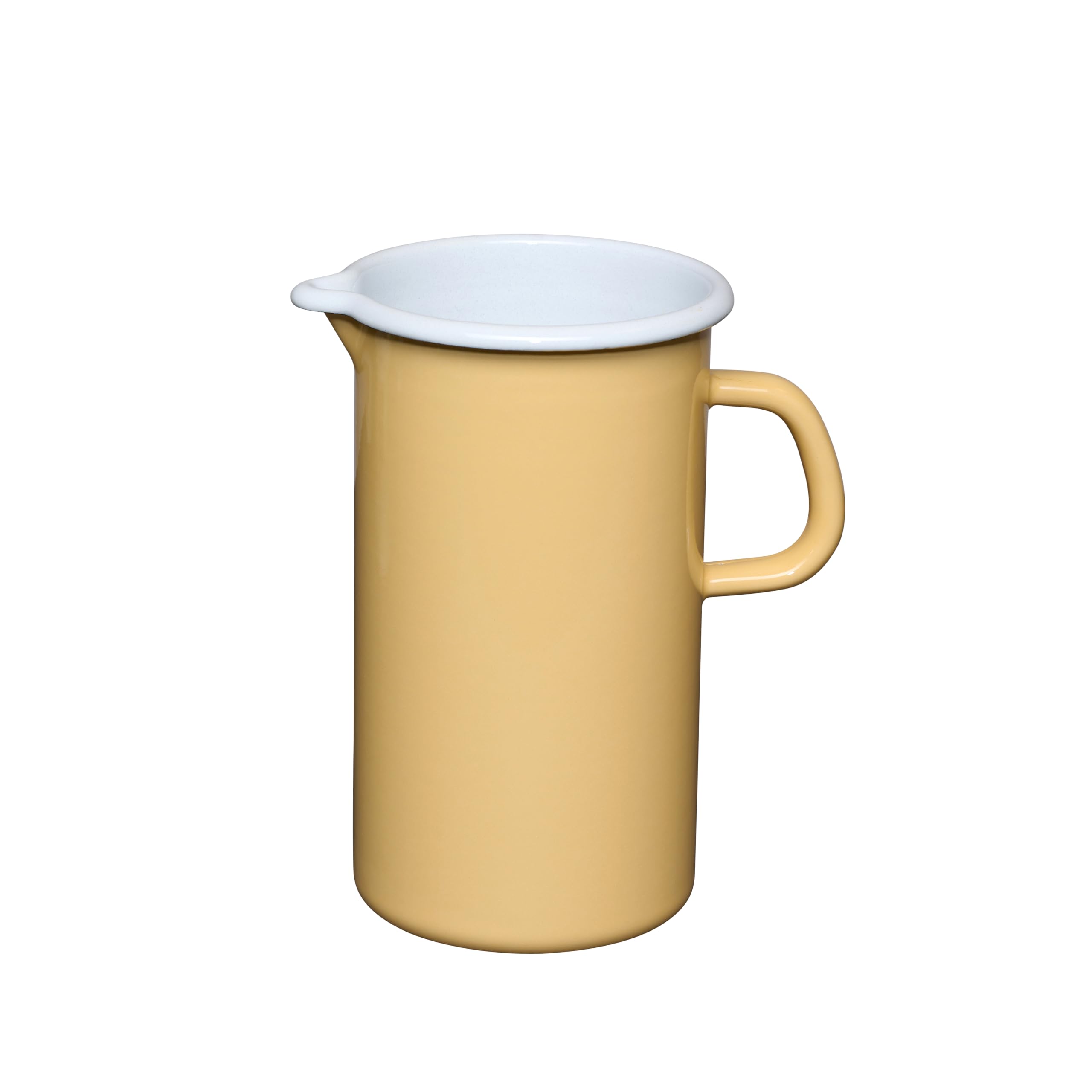 Pichet en émail Riess 1,5 l anti-goutte pot à lait Sunshine robuste